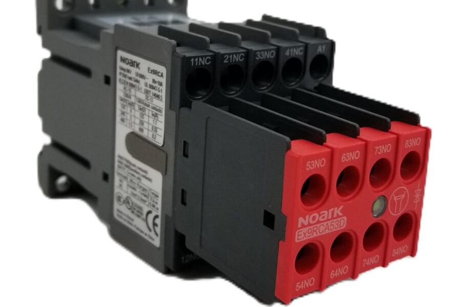 NEW LISTING! FREE EXPEDITED PRIORITY MAIL SHIPPING! NOARK Ex9RCA53DBS Safety Contactor Relay 10A 24Vdc 8Poles 5NO/3NC FVNR NEW