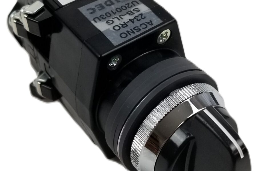 NEW LISTING! FREE EXPEDITED PRIORITY MAIL SHIPPING! IDEC ACSNO 234-RO-SB-JLG Selector Switch 3-Position Spring Return from Left 22mm