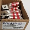 NEW LISTING! FREE EXPEDITED PRIORITY MAIL SHIPPING! 12 Polaris L35048 Copper Lug Compression 350kcml 1/2” 1-Hole Copper Long RED NEW