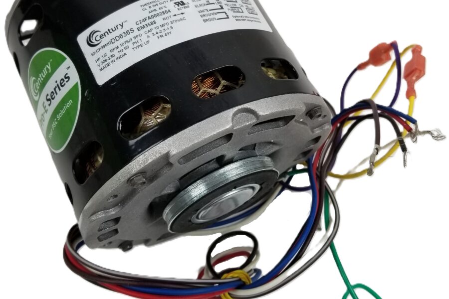 NEW LISTING! FREE SHIPPING! Century EM3588 PSC Indoor Blower Motor 1/2HP 1075RPM 208-230V 3Spd 1/2″Shaft NEW