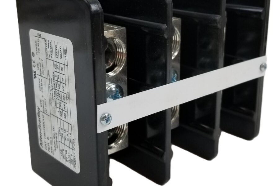 NEW LISTING! FREE EXPEDITED PRIORITY MAIL SHIPPING! Allen-Bradley 1492-PD3C112 Power Terminal Block 3 Position 225A 600V Ser. B NEW