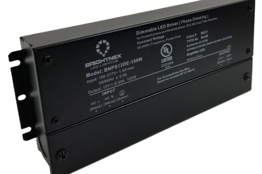 NEW LISTING! FREE EXPEDITED PRIORITY MAIL SHIPPING! Brightnex BNPS12DE-100W Dimmable LED Driver Out: 12Vdc 100W In: 110-277Vac NEW