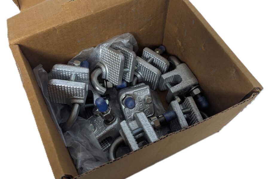 NEW LISTING! FREE EXPEDITED PRIORITY MAIL SHIPPING! 9 EATON Crouse-Hinds LCC2 Cable Tray Conduit Clamp 3/4 Inch Cast Iron NEW