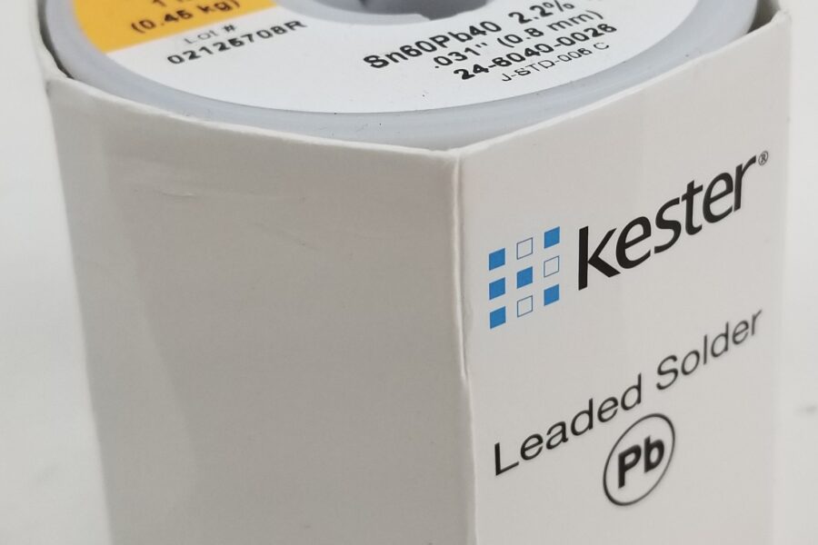 NEW LISTING! FREE EXPEDITED PRIORITY MAIL SHIPPING! 1lb Kester Solder .031″ .8mm Sn60Pb40 2.2% Core Flux 24-6040-0026 NEW