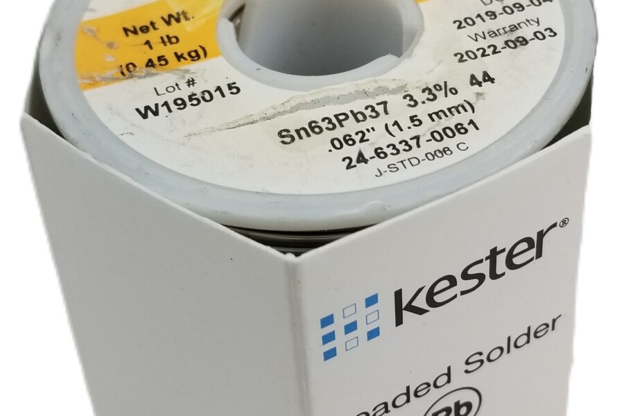NEW LISTING! FREE EXPEDITED PRIORITY MAIL SHIPPING! 1lb Kester 24-6337-0061 Solder .062″ 1.57mm Sn63Pb37 3.3% Rosin Activated NEW