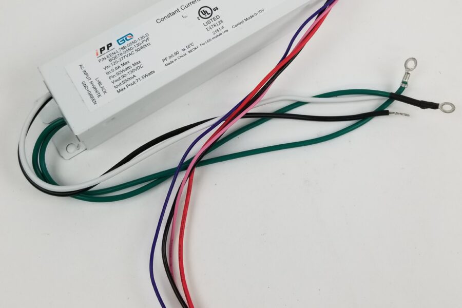 NEW LISTING! FREE EXPEDITED PRIORITY MAIL SHIPPING! iPP EEN-L78B-0550-130-D Constant Current LED Driver 120-277VAC 50/60Hz NEW