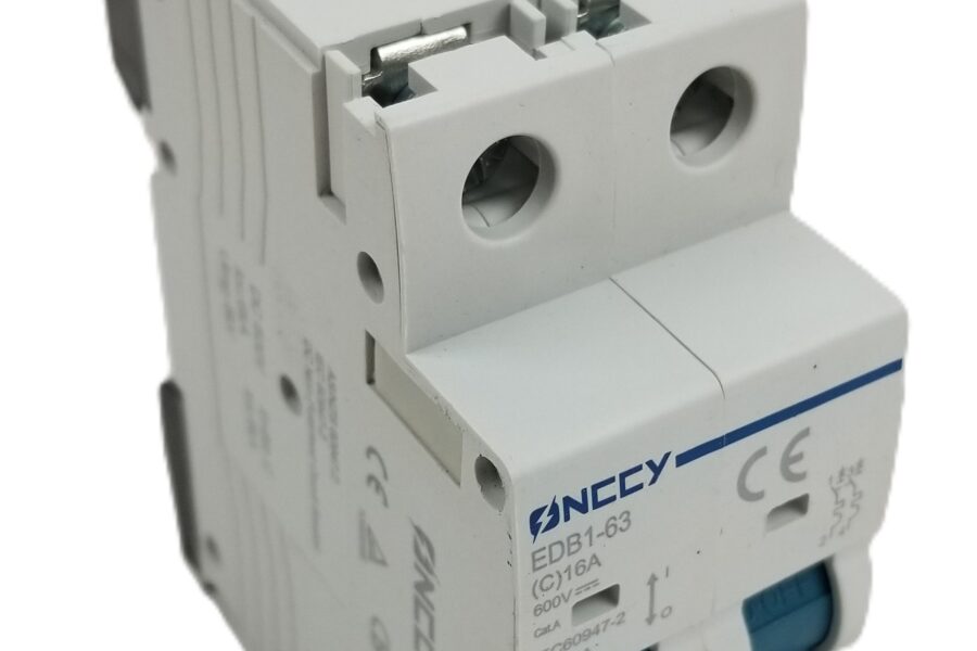 NEW LISTING! FREE EXPEDITED PRIORITY MAIL SHIPPING! 5 ONNCY EDB1-63/C16/2H Mini Circuit Breaker 16A 2Pole DIN Rail Mount 600Vdc NEW