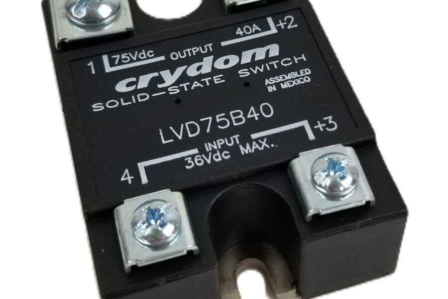 NEW LISTING! FREE EXPEDITED PRIORITY MAIL SHIPPING! Crydom LVD75B40 Solid State Relay Load:40A 3-75Vdc In:11.5-12Vdc SPST-NO NEW