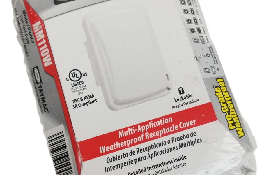 NEW LISTING! FREE SHIPPING! TayMac Hubbell MM110W Weatherproof Flip Cover Horizontal/Vertical 16-in-1  NEW