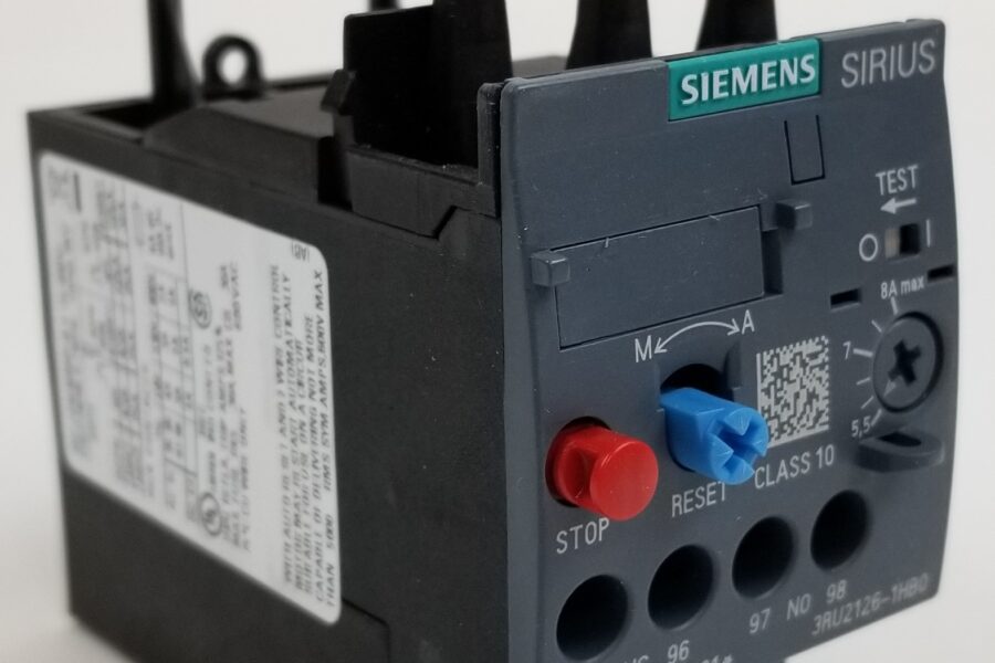 NEW LISTING! FREE EXPEDITED PRIORITY MAIL SHIPPING! Siemens 3RU2126-1HB0 IEC Thermal Overload Relay 5.5-8.0A Size S0 Class 10 NEW