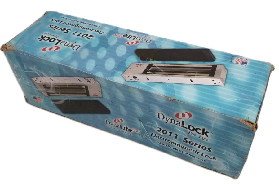 NEW LISTING! FREE EXPEDITED PRIORITY MAIL SHIPPING! DynaLock 2011-US28 Electromagnetic Lock 1200 Lbs Holding Force 12/24VAC/DC NEW