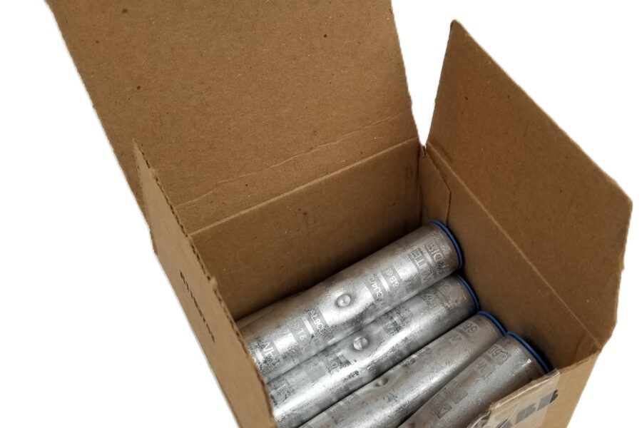 NEW LISTING! FREE EXPEDITED PRIORITY MAIL SHIPPING! 5 ABB T&B 60548 Pressure Cable Connector Color-Keyed White Die Series 4/0Awg NEW