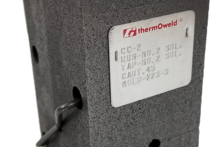 NEW LISTING! FREE EXPEDITED PRIORITY MAIL SHIPPING! Burndy M-223-S Exothermic Mold Cable to Cable Welding Mold Graphite NEW