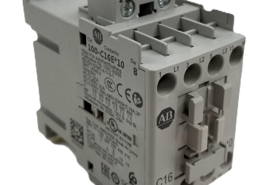NEW LISTING! FREE EXPEDITED PRIORITY MAIL SHIPPING! Allen-Bradley 100-C16EJ10 Contactor SER. B 16A 24Vdc Coil 3-Poles 1 NO AUX NEW