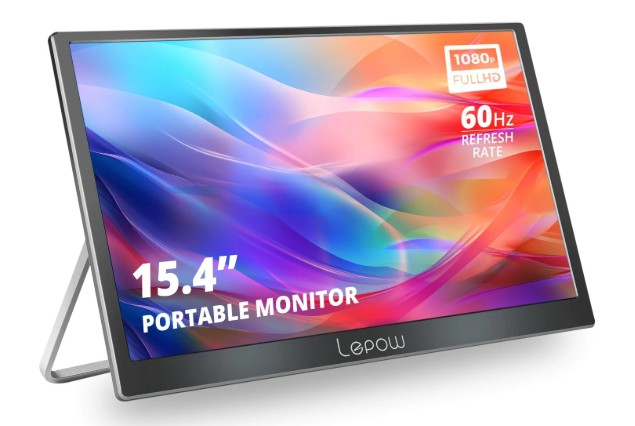 NEW LISTING! FREE EXPEDITED PRIORITY MAIL SHIPPING! Lepow C2s Series 15.4″ Portable Display Mini DP USB TypeC 3.55MM Jack SEALED NEW