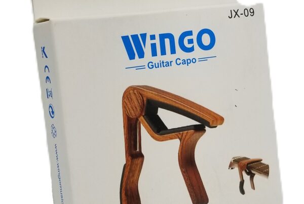 NEW LISTING! FREE SHIPPING! WINGO JX-09 Guitar Capo for Acoustic & Electric 5 Picks Included Free BROWN NEW