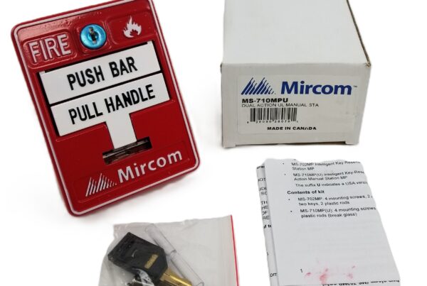 NEW LISTING! FREE EXPEDITED PRIORITY MAIL SHIPPING! Mircom MS-710MPU Single Stage Dual Action UL Addressable Manual Pull Station NEW