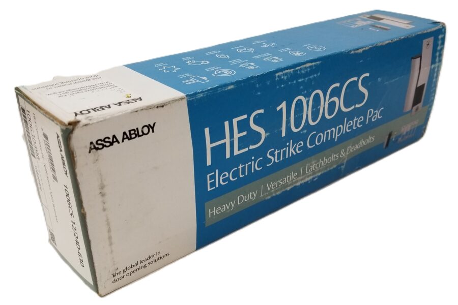 NEW LISTING! FREE EXPEDITED PRIORITY MAIL SHIPPING! Assa Abloy HES 1006CS-12/24D-630 Electric Strike Complete PAC Dual Voltage NEW