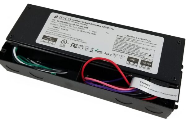 NEW LISTING! FREE EXPEDITED PRIORITY MAIL SHIPPING! Jesco DL-PS-96X2/24-JB-OD-UNI-DIM Dimmable LED Driver 100-277V 2.3A 50/60Hz NEW