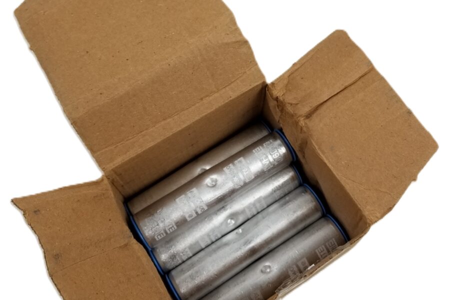 NEW LISTING! FREE EXPEDITED PRIORITY MAIL SHIPPING! 5 Thomas & Betts 60548 Splice 2-Way Connector Color-Keyed White 4/0 AWG NEW
