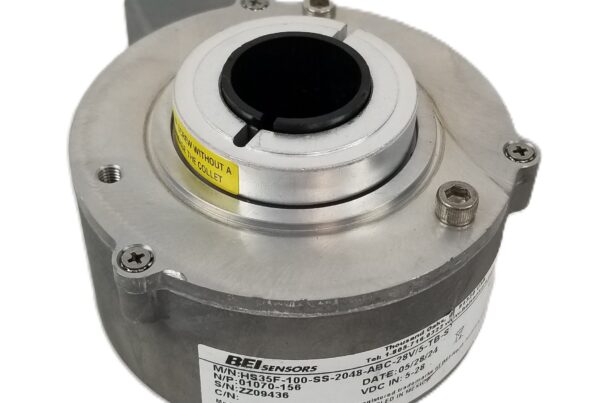 NEW LISTING! FREE EXPEDITED PRIORITY MAIL SHIPPING! BEI HS35F-100-SS-2048-ABC-28V/5-TB-S Incremental Optical Encoder 2048PPR NEW