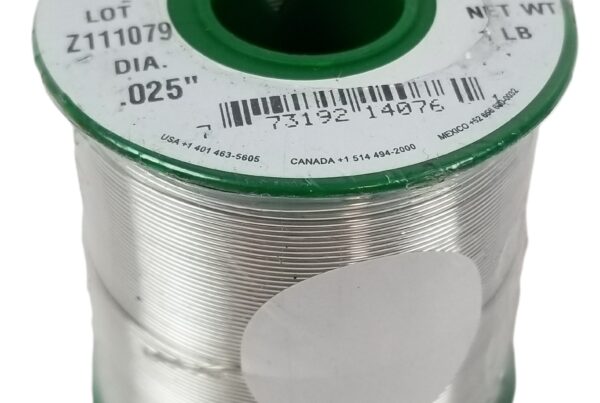 NEW LISTING! FREE EXPEDITED PRIORITY MAIL SHIPPING! 1lb AIM SAC305 Wire Solder .025″ 0.508mm Dia No Clean 2.5% Glow Core Flux 14076