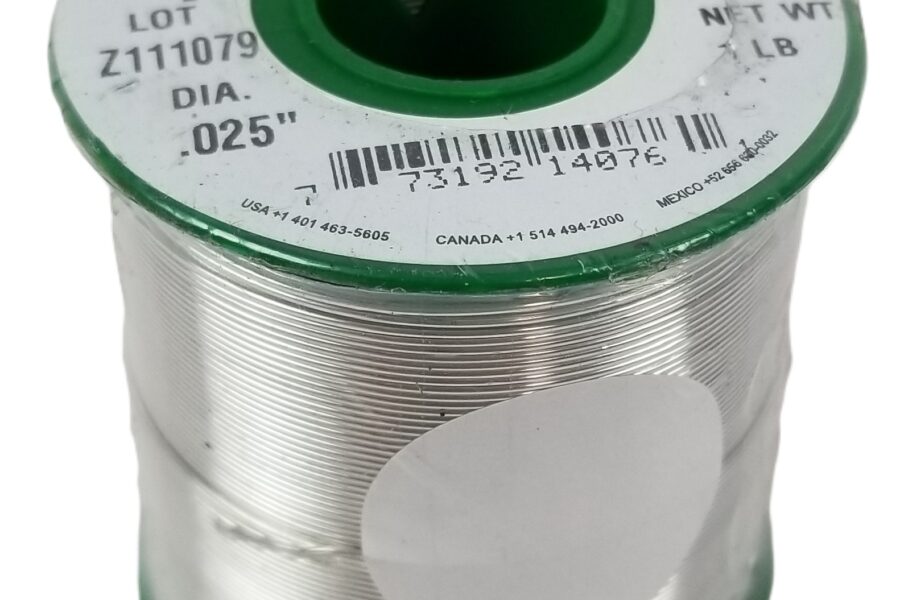 NEW LISTING! FREE EXPEDITED PRIORITY MAIL SHIPPING! 1lb AIM SAC305 Wire Solder .025″ 0.508mm Dia No Clean 2.5% Glow Core Flux 14076