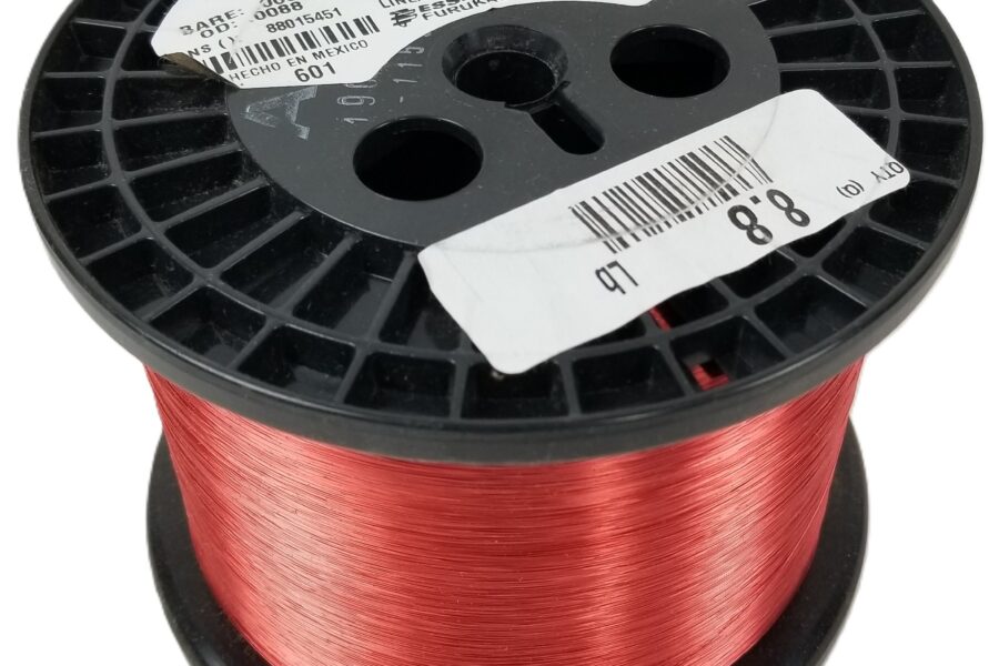 NEW LISTING! FREE EXPEDITED PRIORITY MAIL SHIPPING! Essex Magnet Wire C141XX00320001A Red 32AWG Soderon FS/155 8.8lbs NEW