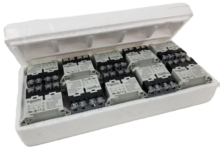 NEW LISTING! FREE EXPEDITED PRIORITY MAIL SHIPPING! 10 Schneider 725BXXSC3ML-24D General Purpose Power Relay DPST-NO 25A 24Vdc Coil
