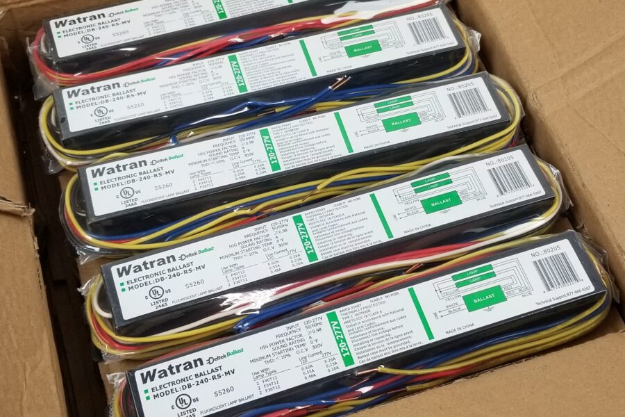 NEW LISTING! FREE EXPEDITED PRIORITY MAIL SHIPPING! 10pcs Watran DB-240-RS-MV Fluorescent Electronic Ballast 120/277V 50/60Hz NEW