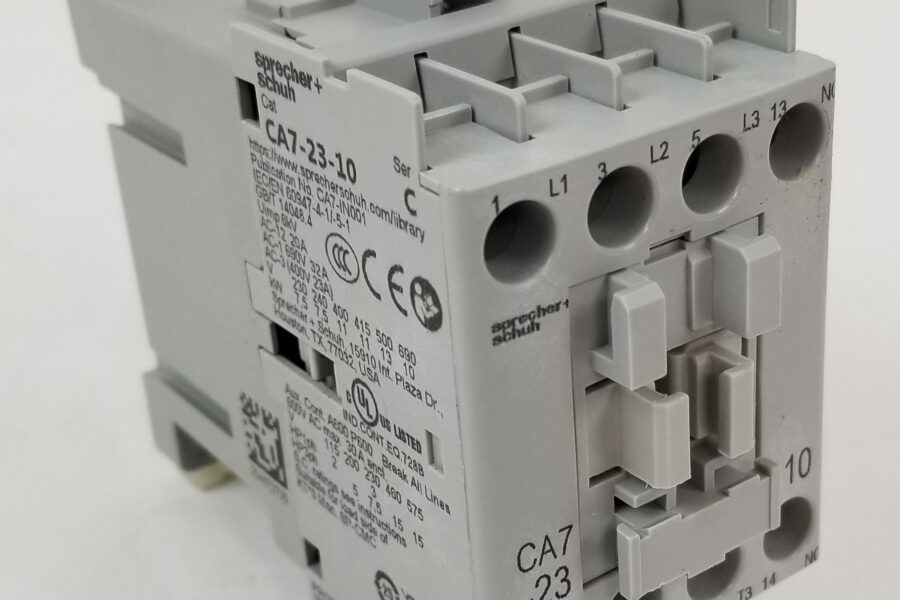 NEW LISTING! FREE EXPEDITED PRIORITY MAIL SHIPPING! Sprecher + Schuh CA7-23-10-U220W Contactor SER. C 23A 208-240 Vac 1NO 3Poles NEW