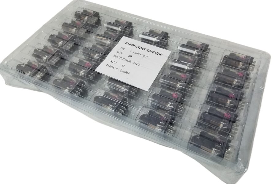 NEW LISTING! FREE EXPEDITED PRIORITY MAIL SHIPPING! 25 TE KUHP-11D51-12 Relay Plug-In General Purpose 20A 12Vdc Coil DPDT NEW