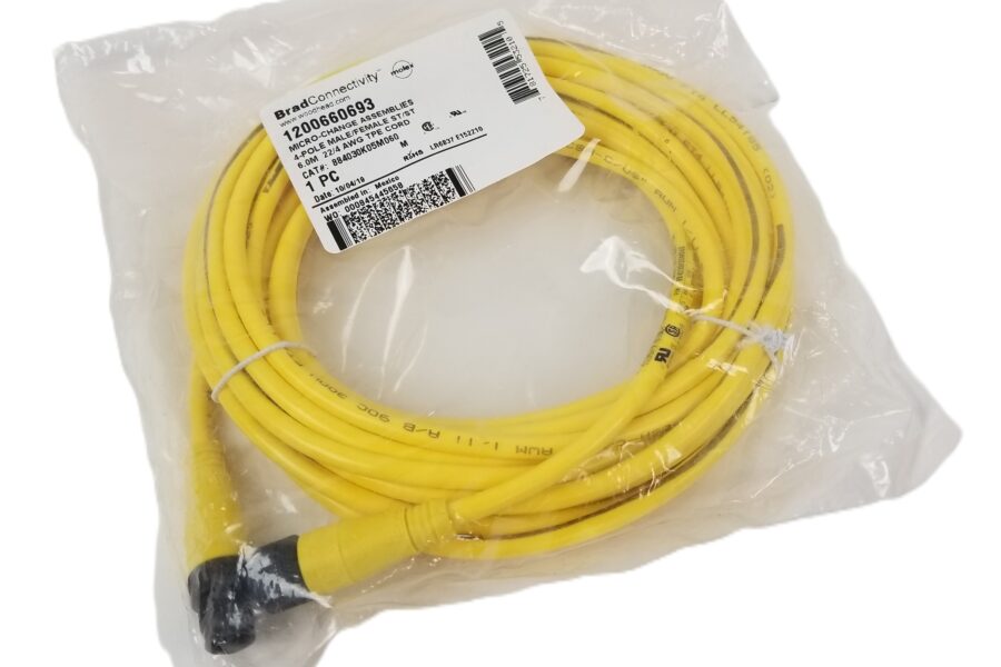 NEW LISTING! FREE EXPEDITED PRIORITY MAIL SHIPPING! Molex Brad Connectivity 1200660693 Circular Cable Assembly Unshielded M12 NEW