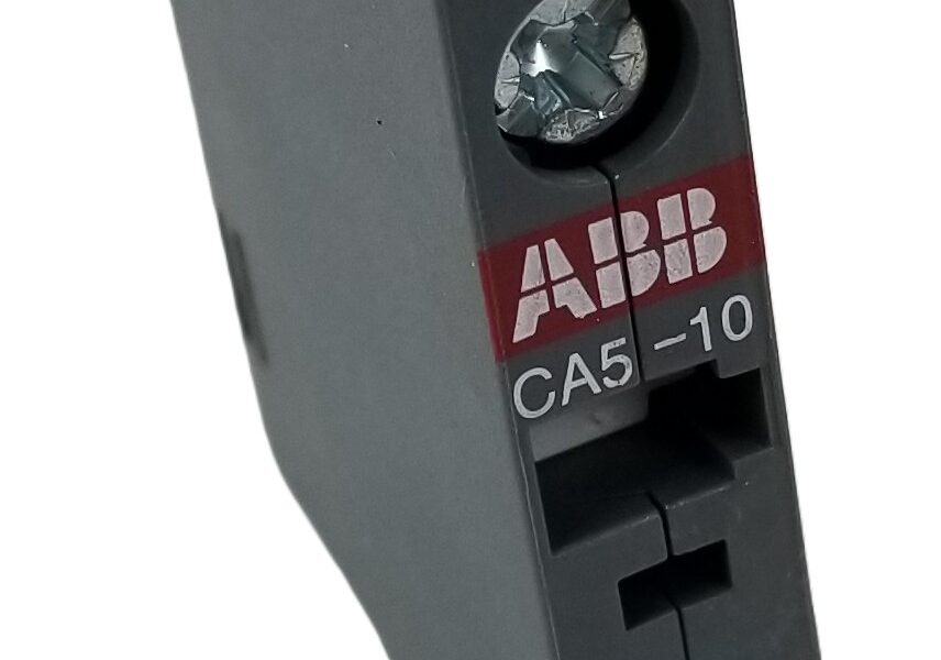 NEW LISTING! FREE EXPEDITED PRIORITY MAIL SHIPPING! 10pc ABB CA5-10 Auxiliary Contact Block 4 Pole 690V Rating Front Mount Screw NEW