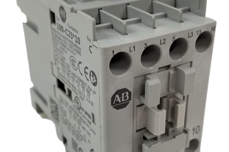NEW LISTING! FREE EXPEDITED PRIORITY MAIL SHIPPING! Allen-Bradley 100-C23D10 Contactor SER. C 23A 110-120V 3 Main Poles 1 NO AUX NEW