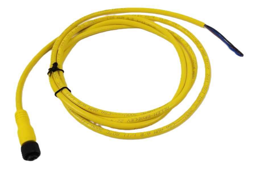 NEW LISTING! FREE EXPEDITED PRIORITY MAIL SHIPPING! Allen-Bradley 889D-F4AC-2 Cordset 4Pin Female Straight 2m 22AWG Yellow PVC NEW