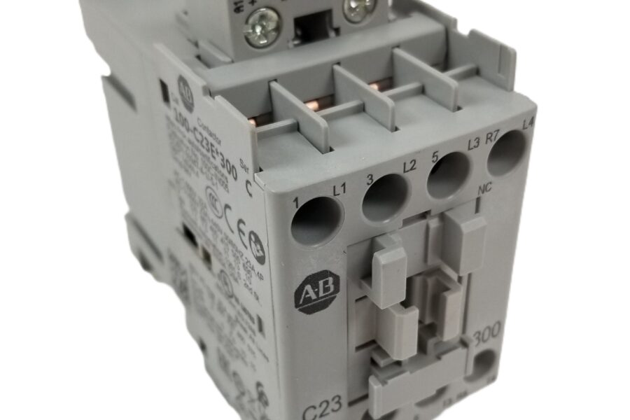 NEW LISTING! FREE EXPEDITED PRIORITY MAIL SHIPPING! Allen-Bradley 100-C23EJ300 Contactor SER. C 23A 24VDC 3 Main Poles NEW