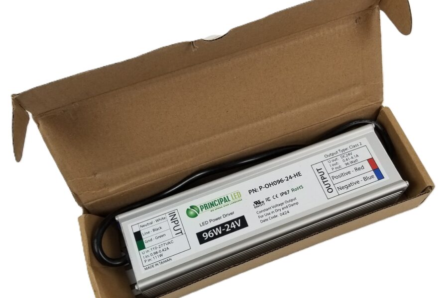 NEW LISTING! FREE EXPEDITED PRIORITY MAIL SHIPPING! Principal LED P-OH096-24-HE Universal Power Driver 96W 24VDC LED NEW