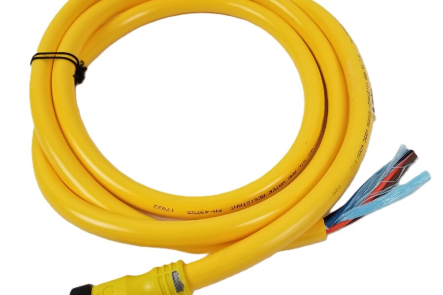 NEW LISTING! FREE EXPEDITED PRIORITY MAIL SHIPPING! Allen-Bradley 889N-F5AF-6F Cordset Mini Straight 5Pin Female 6ft Yellow PVC NEW