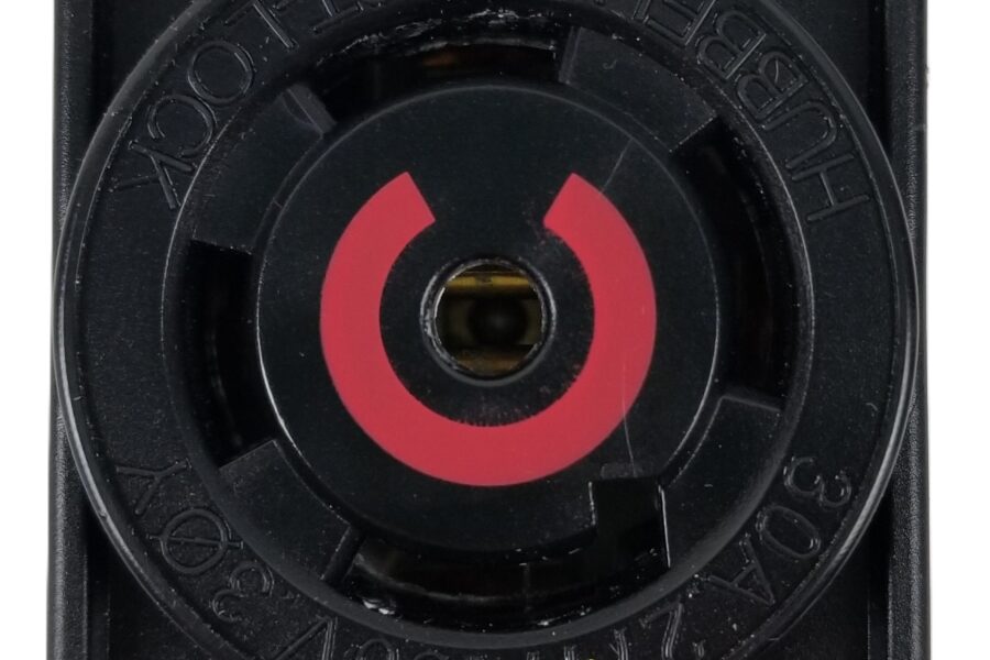 NEW LISTING! FREE EXPEDITED PRIORITY MAIL SHIPPING! Hubbell HBL2820ST Locking Receptacle 30A 3 Phase 4 Pole L22-30R 277/480V NEW