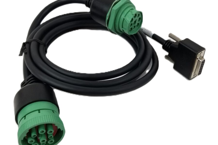 NEW LISTING! FREE EXPEDITED PRIORITY MAIL SHIPPING! Motive (Keep Truckin) CABLE-3003-R01 9-Pin Long Y Threaded Mount w/Hex Nut NEW