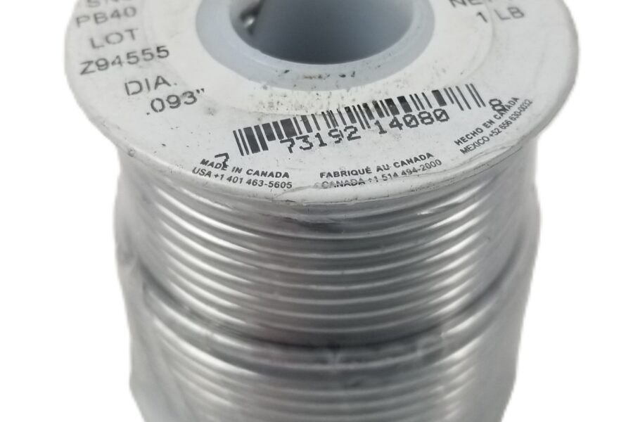 NEW LISTING! FREE EXPEDITED PRIORITY MAIL SHIPPING! 1lb AIM 14080 60/40 Solder .093″ 2.4mm Diameter Rosin Activated RA 3% Flux NEW