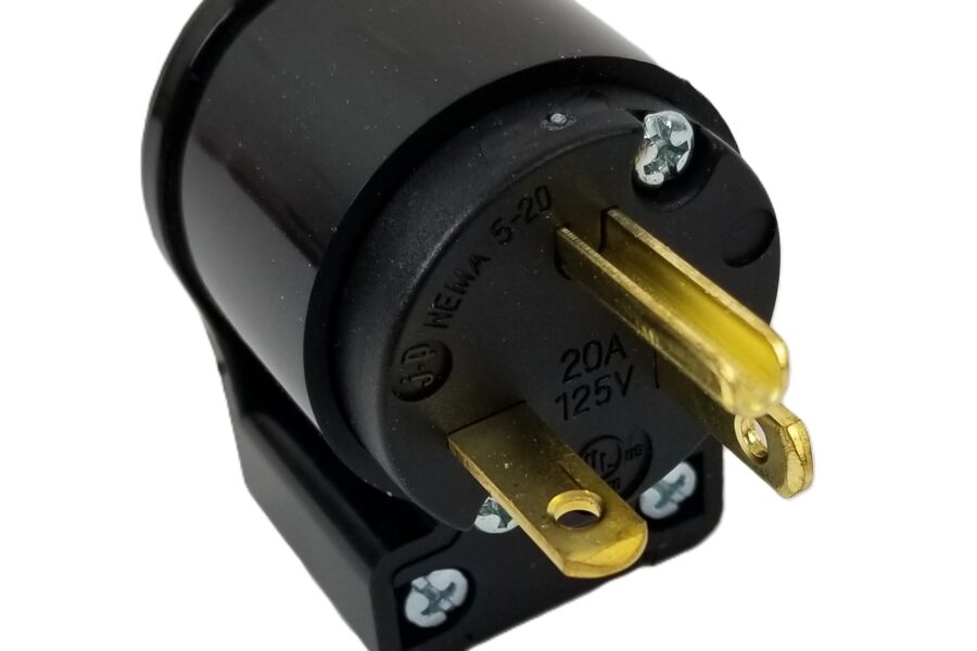 NEW LISTING! FREE EXPEDITED PRIORITY MAIL SHIPPING! 10pc Journeyman Pro HJP-520AN Male Plug Replacement Cord Outlet 20A 125V NEW