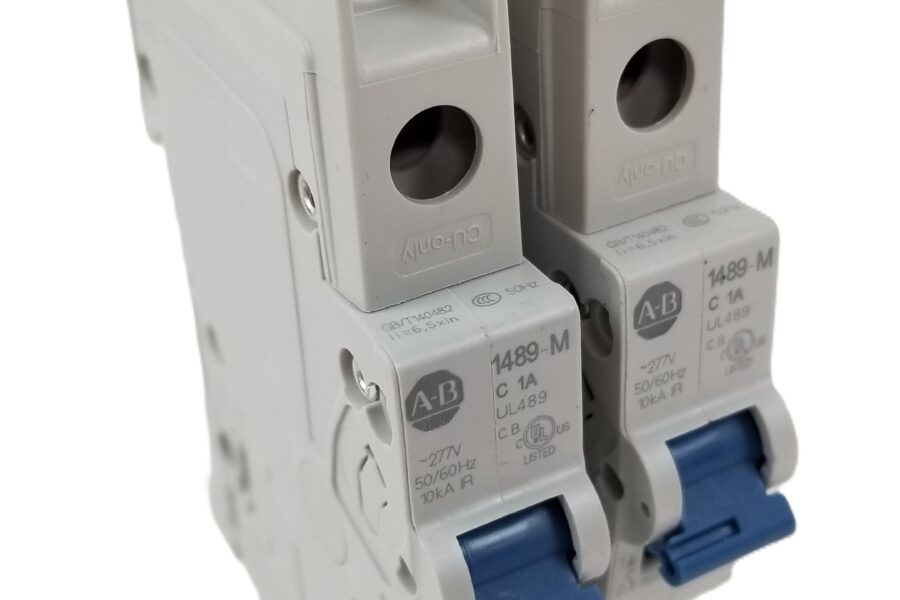 NEW LISTING! FREE EXPEDITED PRIORITY MAIL SHIPPING! 2 Allen Bradley 1489-M1C010 Miniature Circuit Breaker 1A 1Pole 48Vdc/240Vac NEW