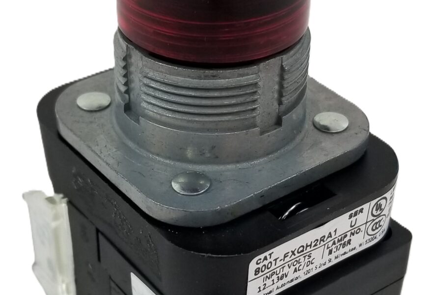 NEW LISTING! FREE EXPEDITED PRIORITY MAIL SHIPPING! Allen-Bradley 800T-FXQH2RA1 30mm Push Pull Device Red Lens 12-130 VAC/DC NEW