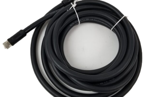 NEW LISTING! FREE EXPEDITED PRIORITY MAIL SHIPPING! ifm E12655 Patchcord 5M PUR-Cable M12 5-Wire Connector 63Vdc 16A Black NEW