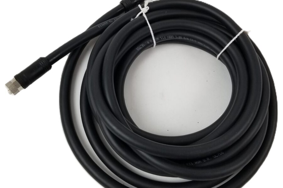 NEW LISTING! FREE EXPEDITED PRIORITY MAIL SHIPPING! ifm E12655 Patchcord 5M PUR-Cable M12 5-Wire Connector 63Vdc 16A Black NEW