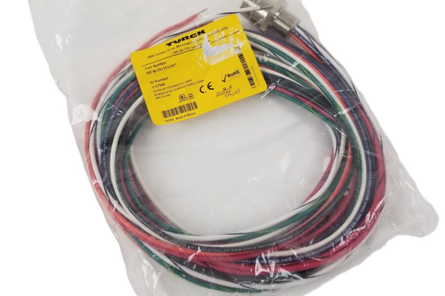 NEW LISTING! FREE EXPEDITED PRIORITY MAIL SHIPPING! Turck RSF 86-2M/14.5/NPT Actuator and Sensor Receptacle Front Mount U-07948 NEW