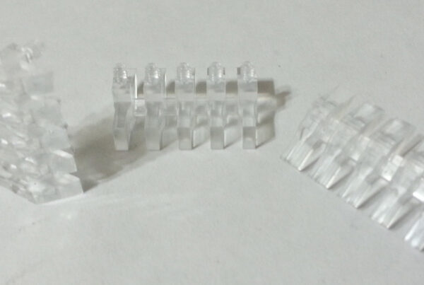 NEW LISTING! FREE SHIPPING! out 200 Mentor 1273.1015 LED Light Guides 5 Horiz. Rectangular Columns 2mm x 5mm NEW