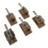 NEW LISTING! FREE EXPEDITED PRIORITY MAIL SHIPPING! 5pc Burndy 50116899 GCS2YA2C 2-Hole HYLUG GND to Steel 2AWG 1/8″to5/8″ Steel NEW